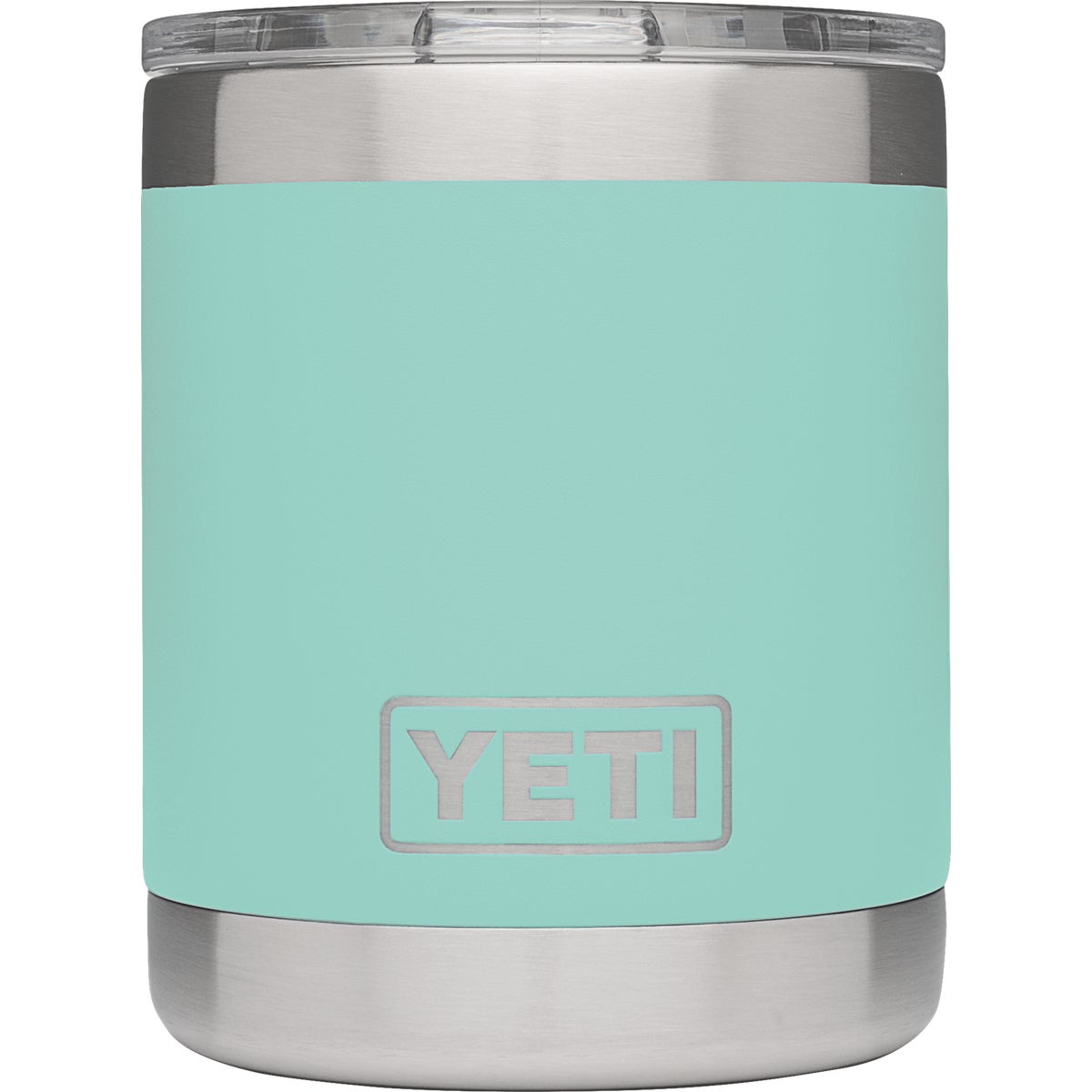 Yeti Rambler Lowball 10 Oz. Seafoam Stainless Steel Insulated Tumbler