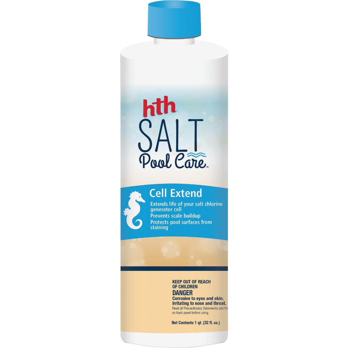 HTH Salt Pool Care 1 Qt. Chlorine Cell Extend Liquid