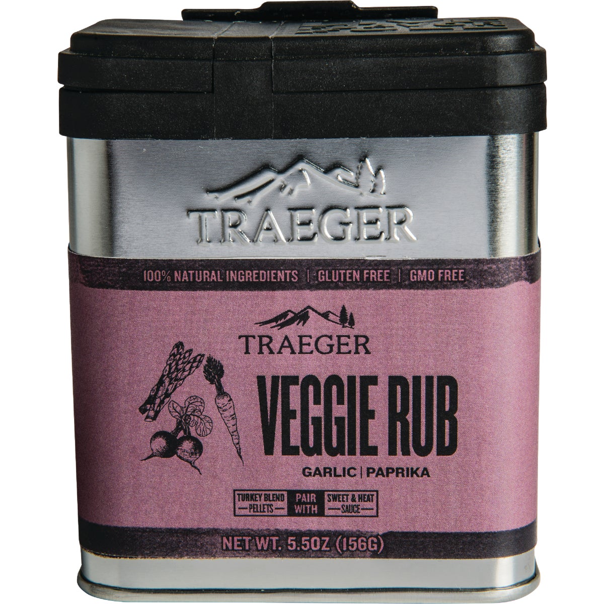 Traeger 5.5 Oz. Garlic & Paprika Flavor Veggie Rub