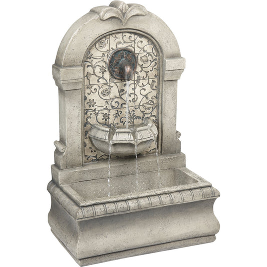 Best Garden 11.8 In. W. x 30.3 In. H. x 19.3 In. L. Resin Wall Fountain