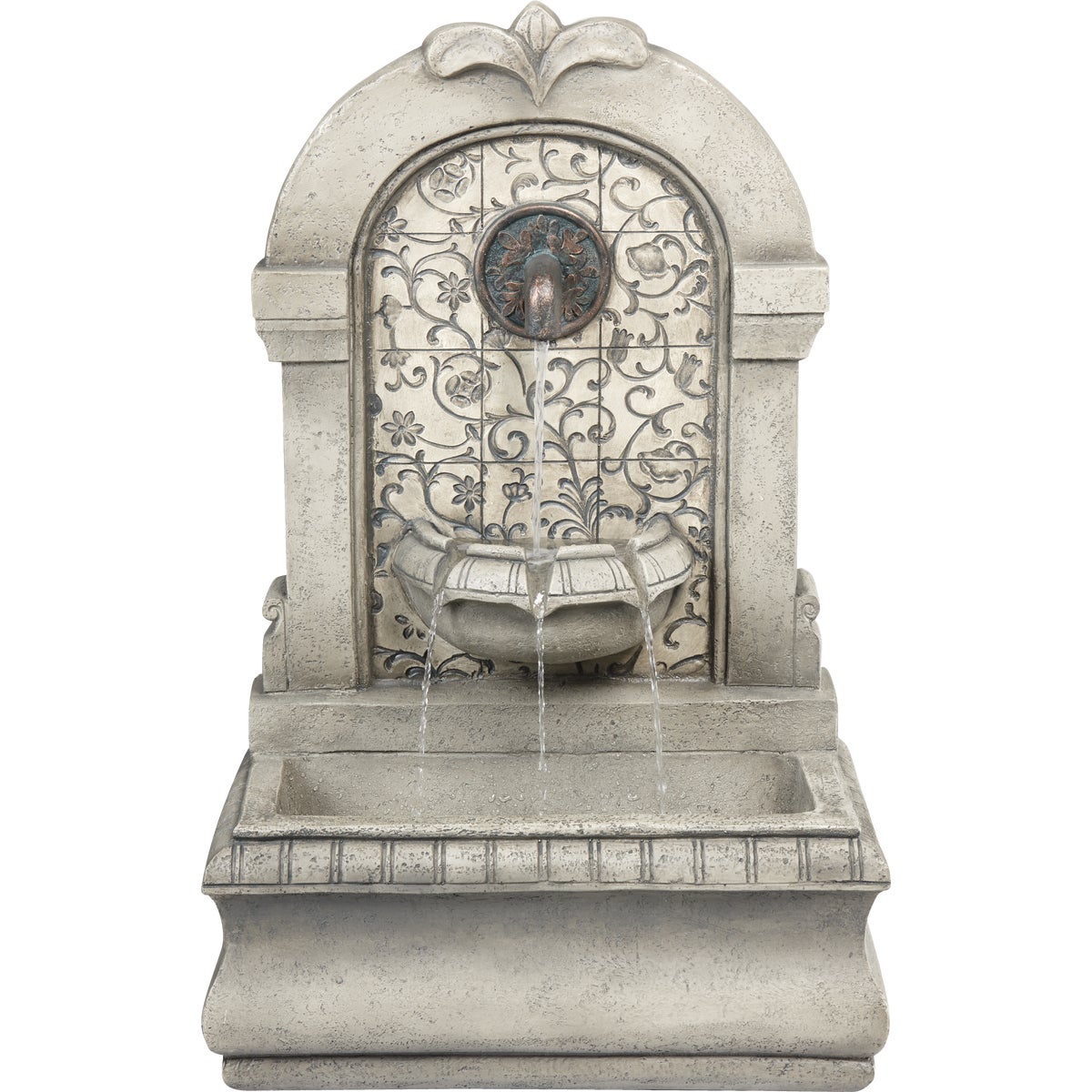 Best Garden 11.8 In. W. x 30.3 In. H. x 19.3 In. L. Resin Wall Fountain