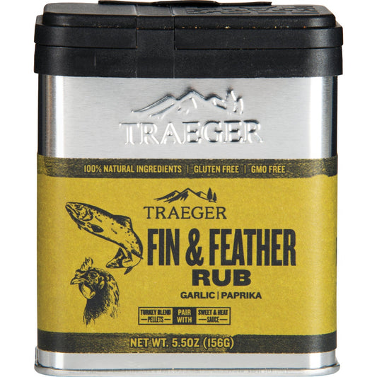 Traeger 5.5 Oz. Garlic & Paprika Flavor Fin & Feather Rub