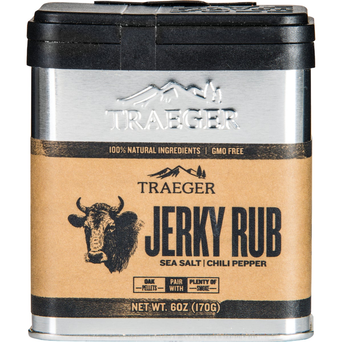 Traeger 6 Oz. Sea Salt & Chili Pepper Flavor Beef, Pork & Lamb Jerky Rub