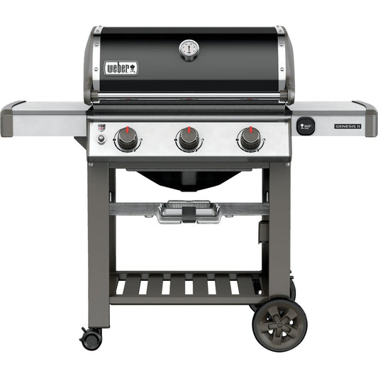 Weber Genesis II E-310 3-Burner Black 37,500 BTU Natural Gas Grill