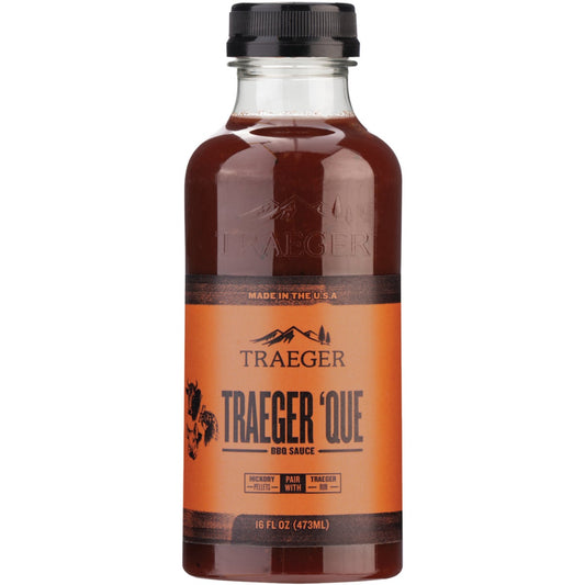 Traeger 'Que 16 Oz. Brown Sugar & Smoky Hickory Flavor Beef, Poultry & Pork Barbeque Sauce