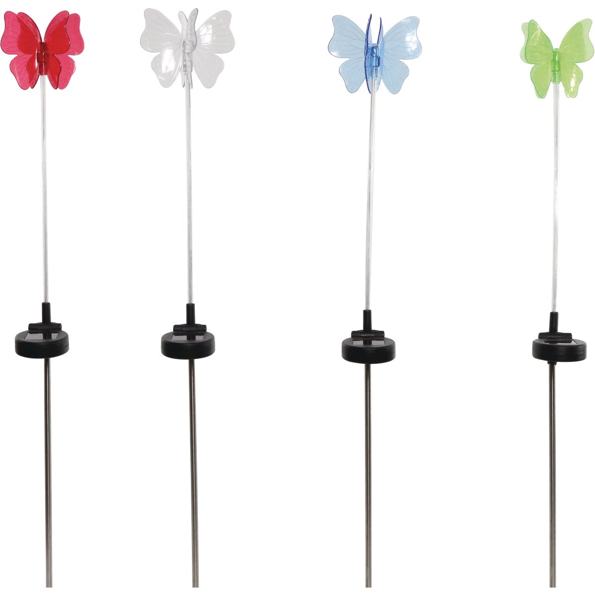 Alpine Solaris Rotating Plastic Butterfly 33.75 In. H. Solar Stake Light