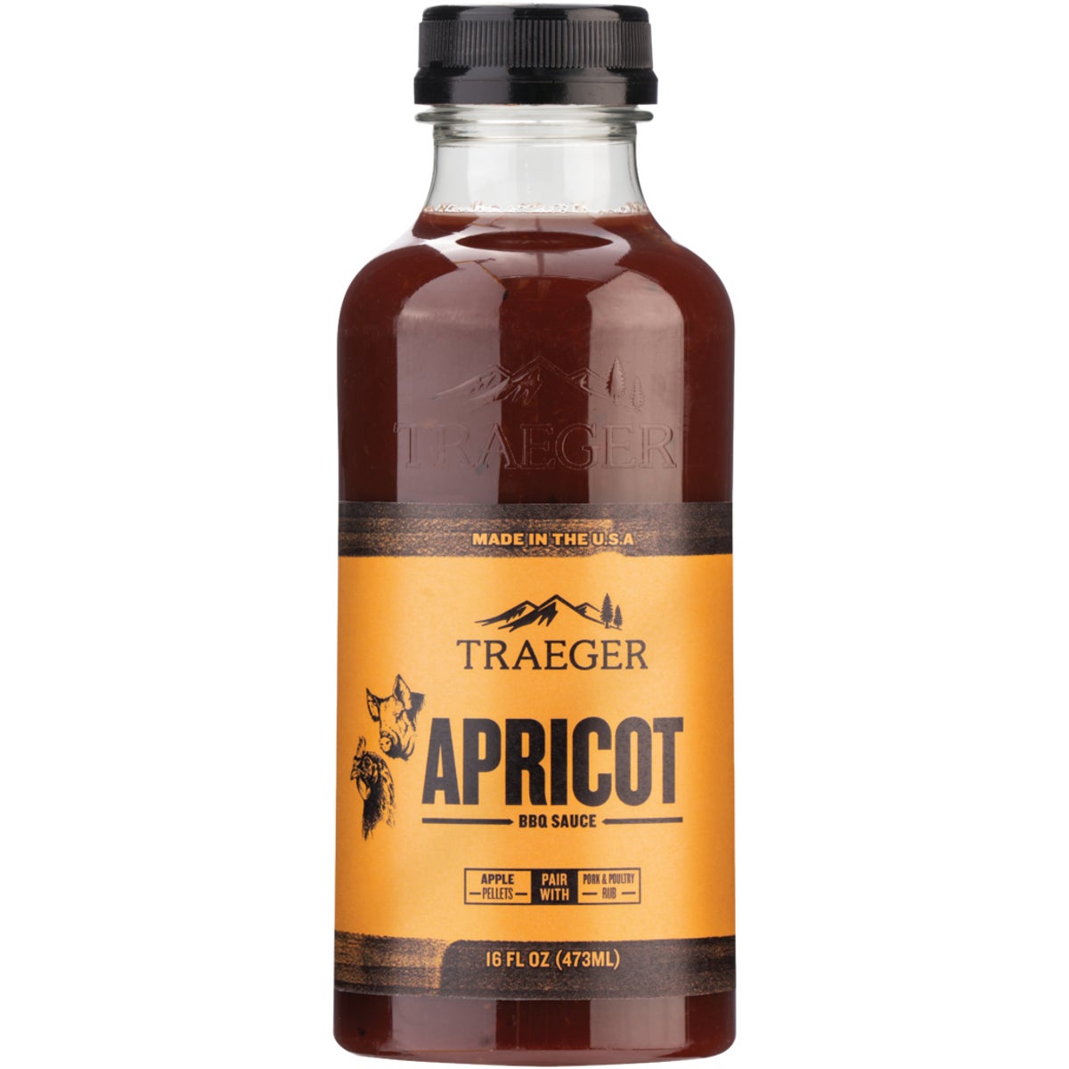 Traeger 16 Oz. Apricot Flavor Beef, Poultry & Pork Barbeque Sauce