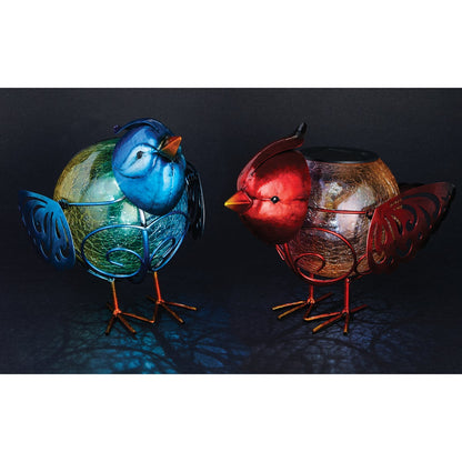 Outdoor Expressions 6 In. W.x 7.5 In. H. x 10 In. D. Bird Solar Light