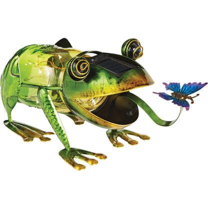 Outdoor Expressions 5.5 In. H. Frog Solar Light