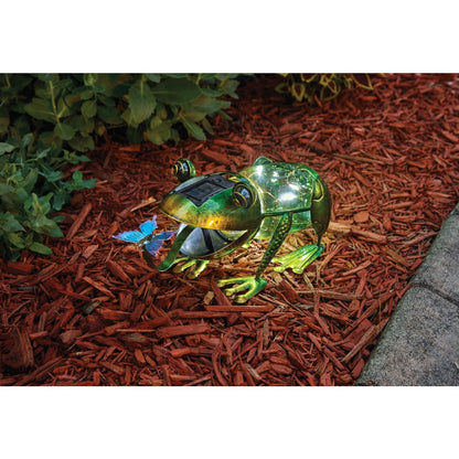 Outdoor Expressions 5.5 In. H. Frog Solar Light