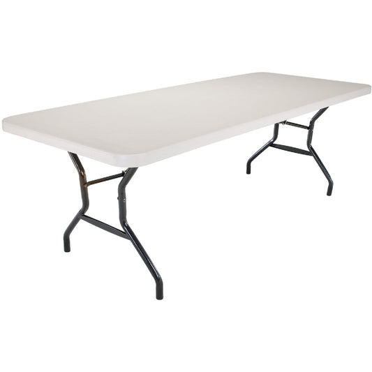 Lifetime 8 Ft. x 30 In. White Granite Commercial Grade Folding Table