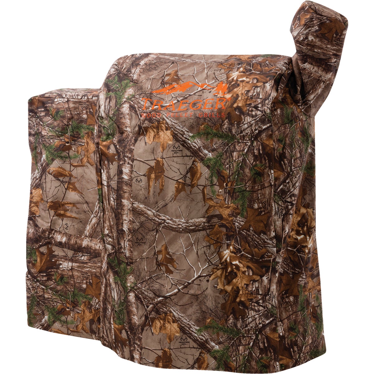 Traeger RealTree 22 Series 35 In. Camo PVC Full-Length Grill Cover