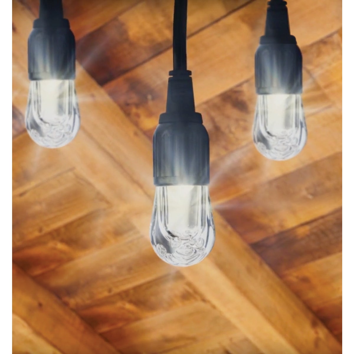 Enbrighten 12 Ft. 6-Light Warm White Clear Bulb Cafe String Lights