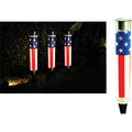 Solaris Patriotic Red, White, & Blue Metal Solar Path Light