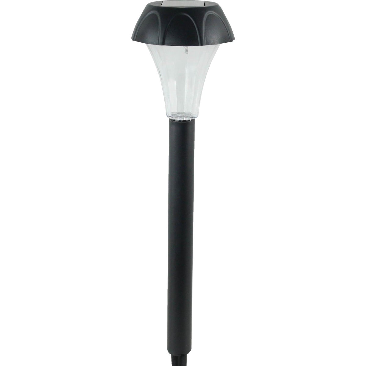 Moonrays Palmer Black 1.2 Lumens Plastic Solar Path Light