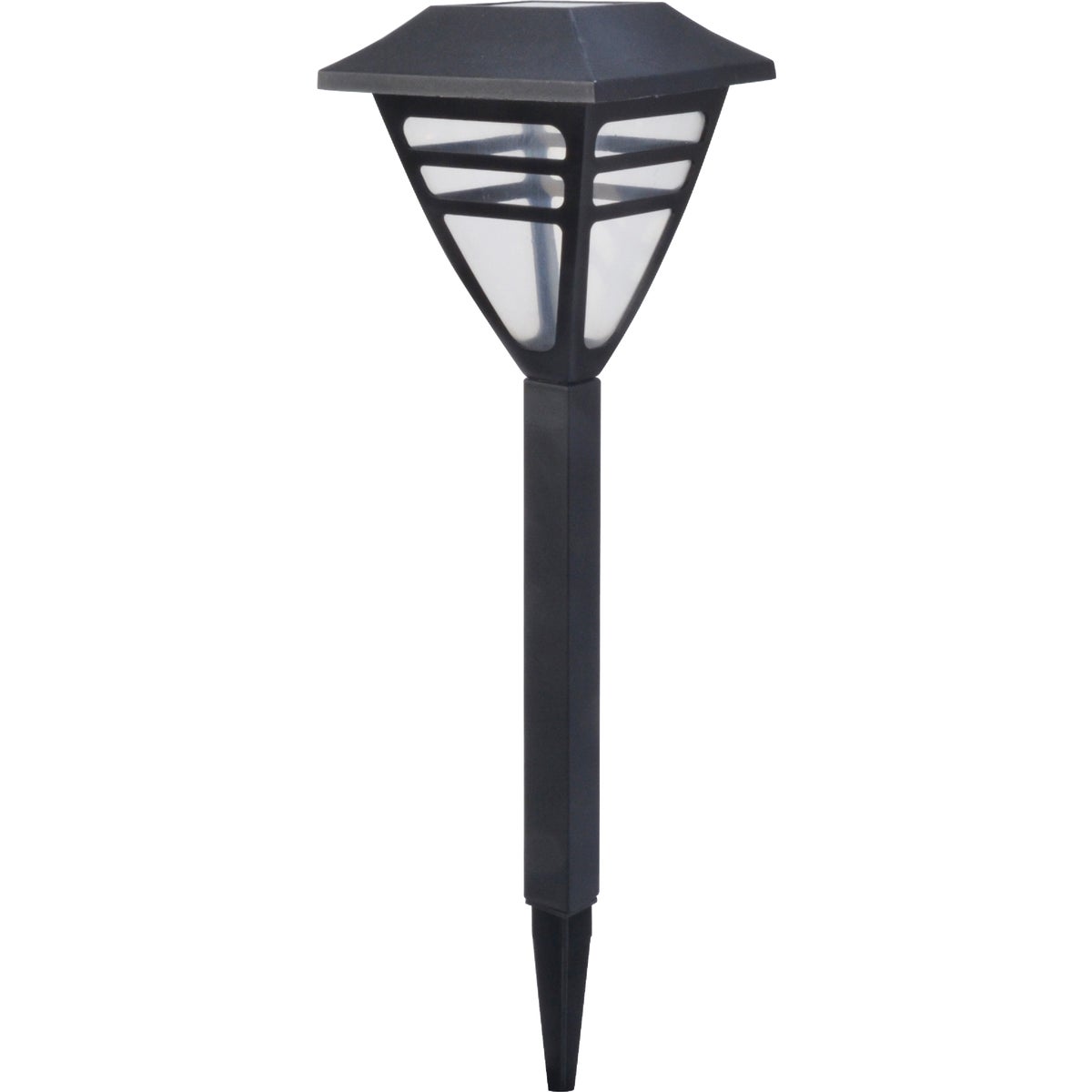 Moonrays Fairview Black 2.4 Lumens Plastic Solar Path Light