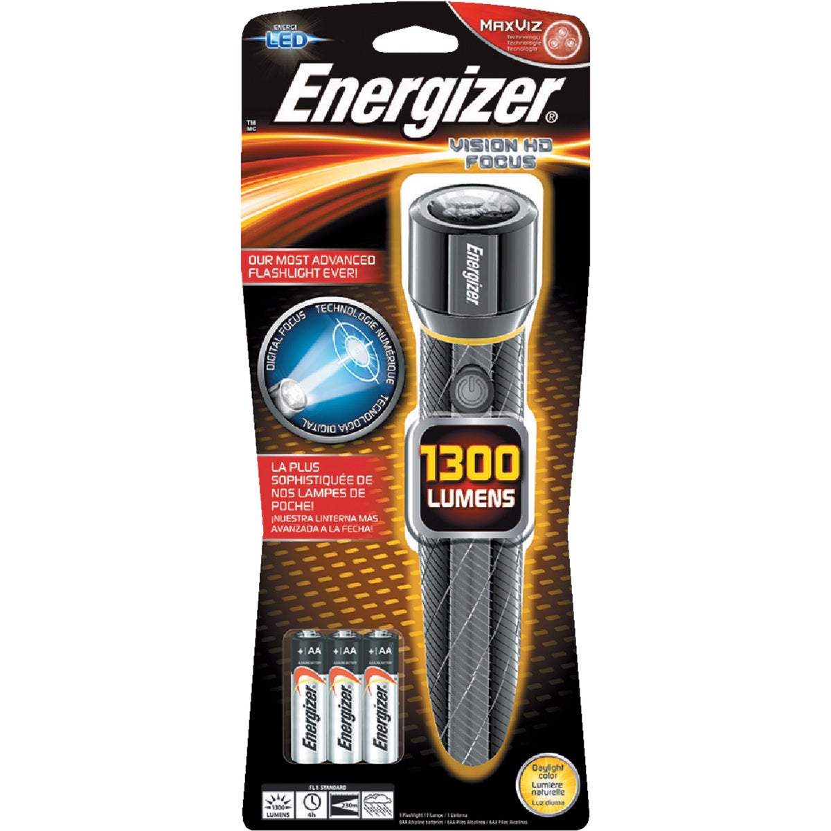 Energizer 1300 Lm. LED 6AA Flashlight