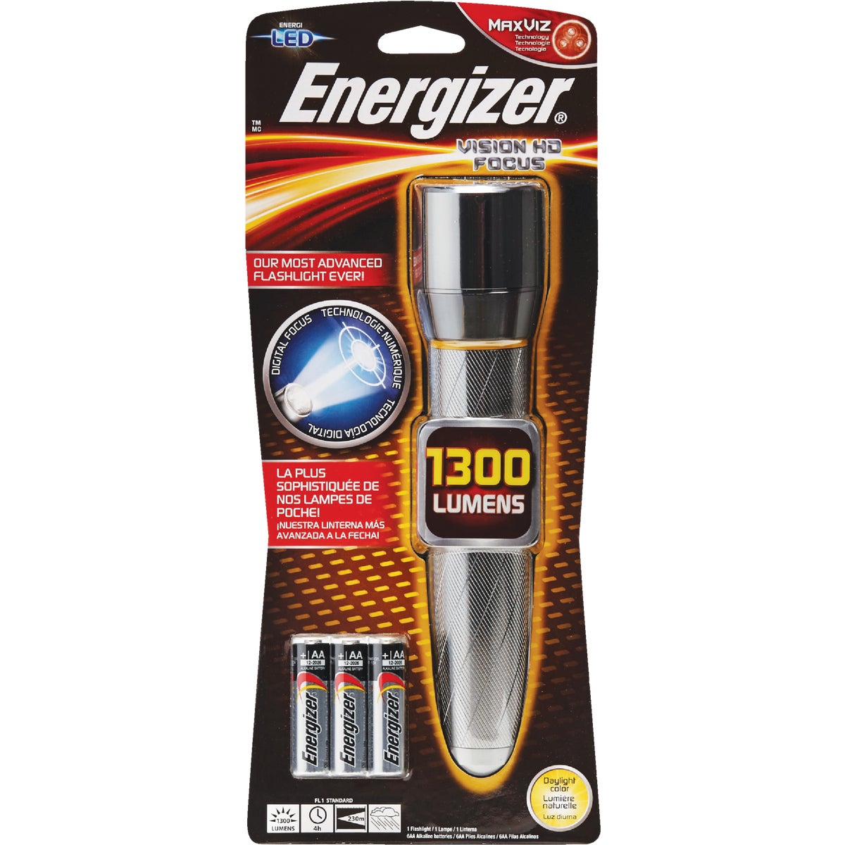 Energizer 1300 Lm. LED 6AA Flashlight