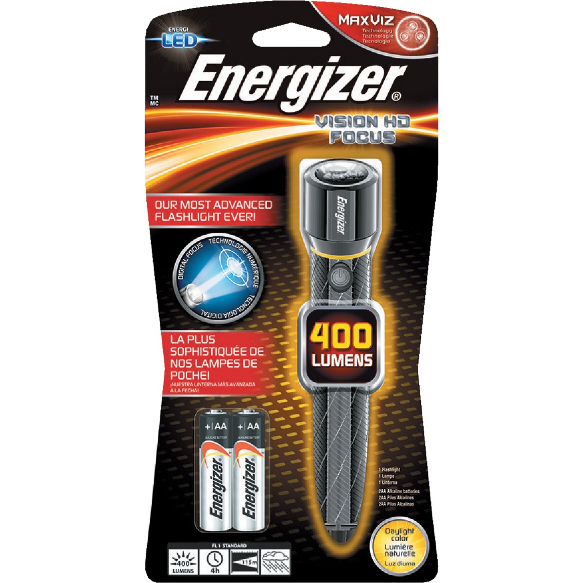 Energizer 400 Lm. LED 2AA Flashlight