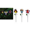 Solaris Glass Insect Jar 38 In. H. Solar Stake Light Lawn Ornament