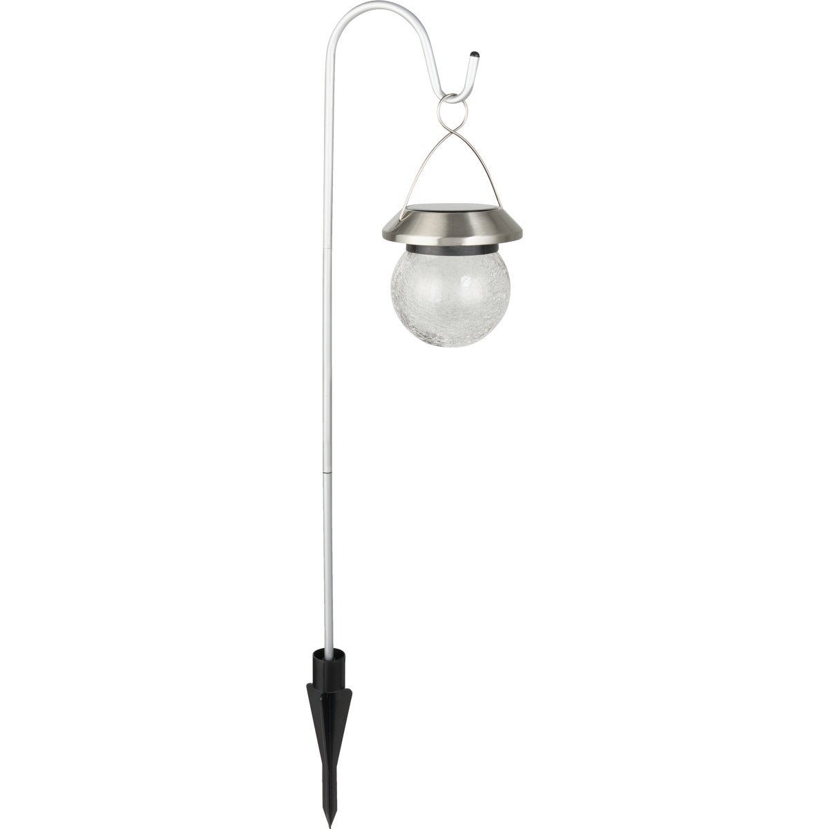 Outdoor Expressions Hanging Plastic Globe 33 In. H. Solar Stake Light