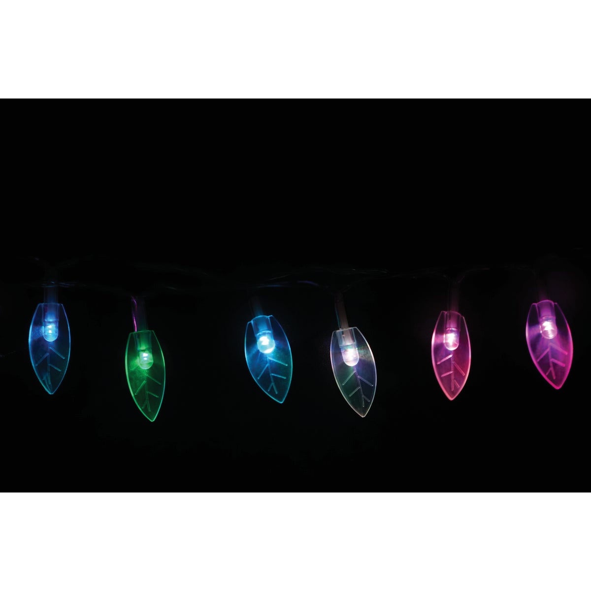 Alpine 5 Ft. 10-Light Clear Color-Changing Insect String Lights