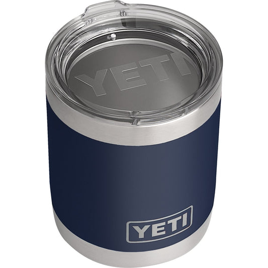 Yeti Rambler Lowball 10 Oz. Navy Blue Stainless Steel Insulated Tumbler