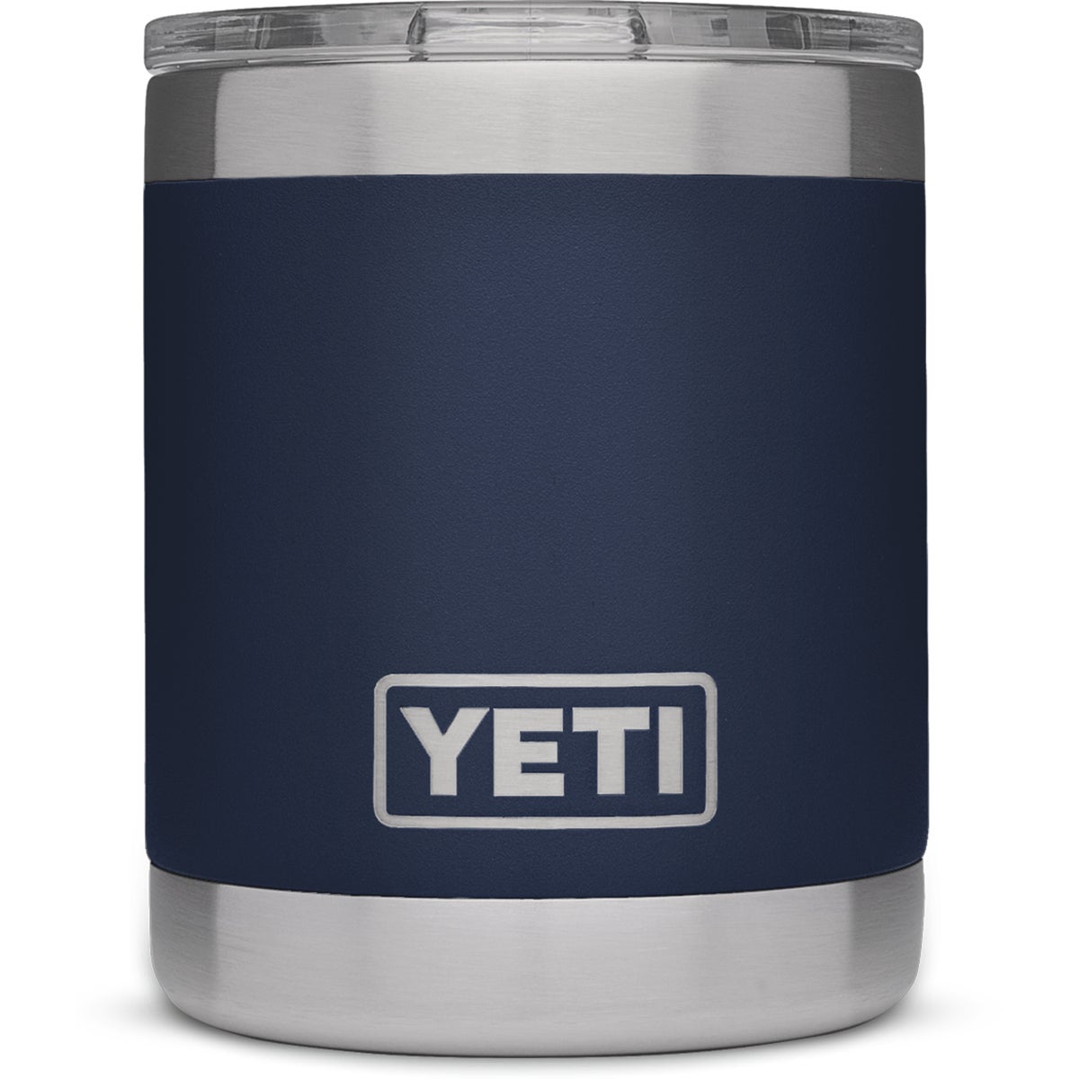 Yeti Rambler Lowball 10 Oz. Navy Blue Stainless Steel Insulated Tumbler