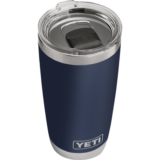 Yeti Rambler 20 Oz. Navy Blue Stainless Steel Insulated Tumbler with MagSlider Lid