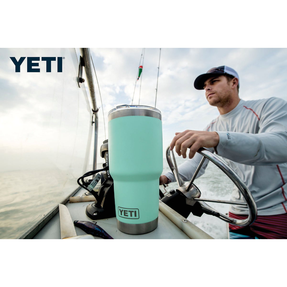 Yeti Rambler 30 Oz. Seafoam Stainless Steel Insulated Tumbler with MagSlider Lid