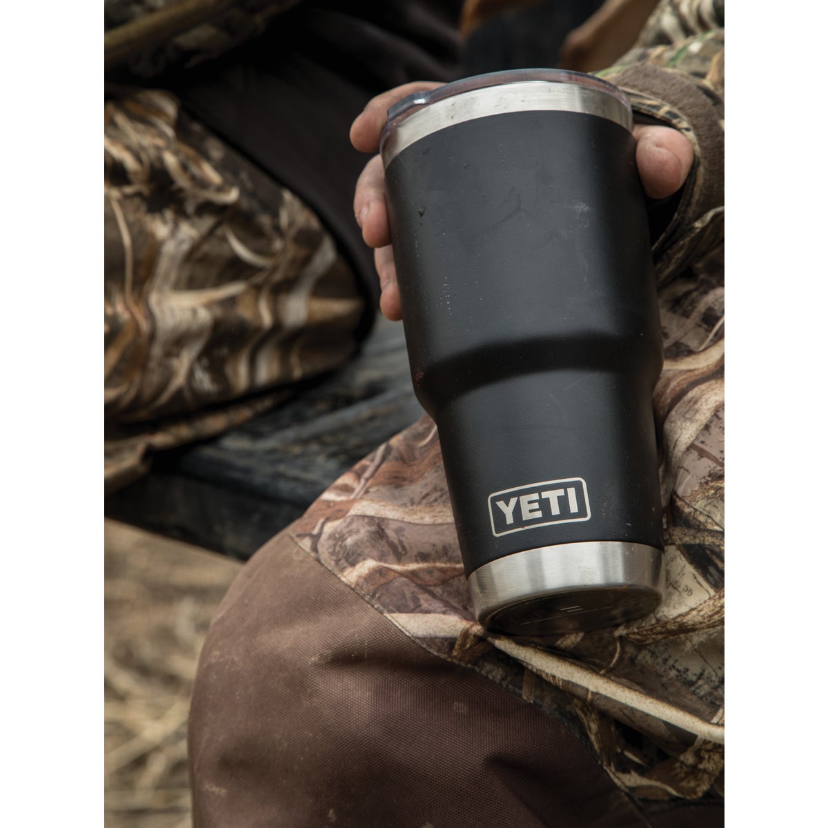 Yeti Rambler 30 Oz. Black Stainless Steel Insulated Tumbler with MagSlider Lid