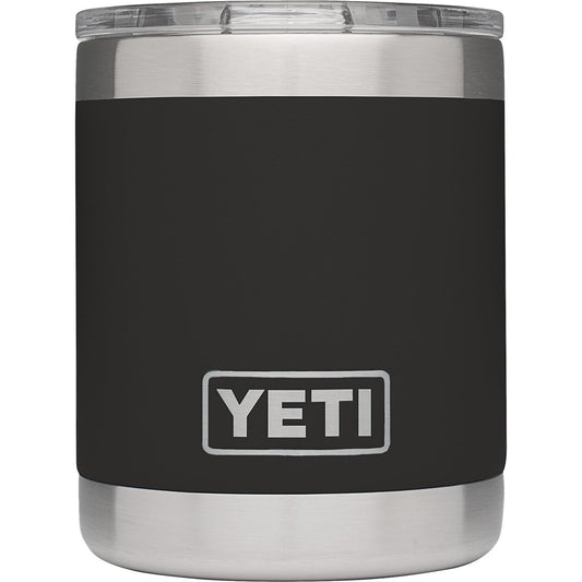 Yeti Rambler Lowball 10 Oz. Black Stainless Steel Insulated Tumbler