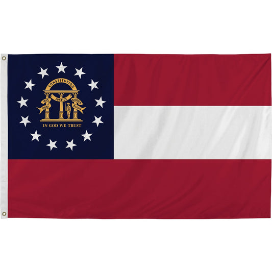 Valley Forge 3 Ft. x 5 Ft. Nylon Georgia State Flag