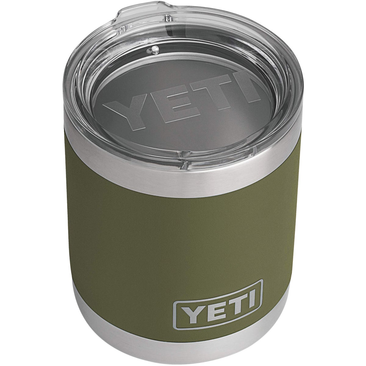 Yeti Rambler Lowball 10 Oz. Olive Green Stainless Steel Insulated Tumbler