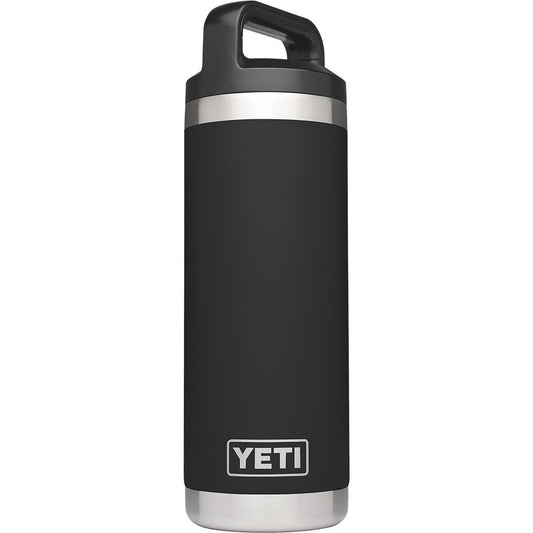 Yeti Rambler 18 Oz. Black Stainless Steel Insulated Vacuum Bottle