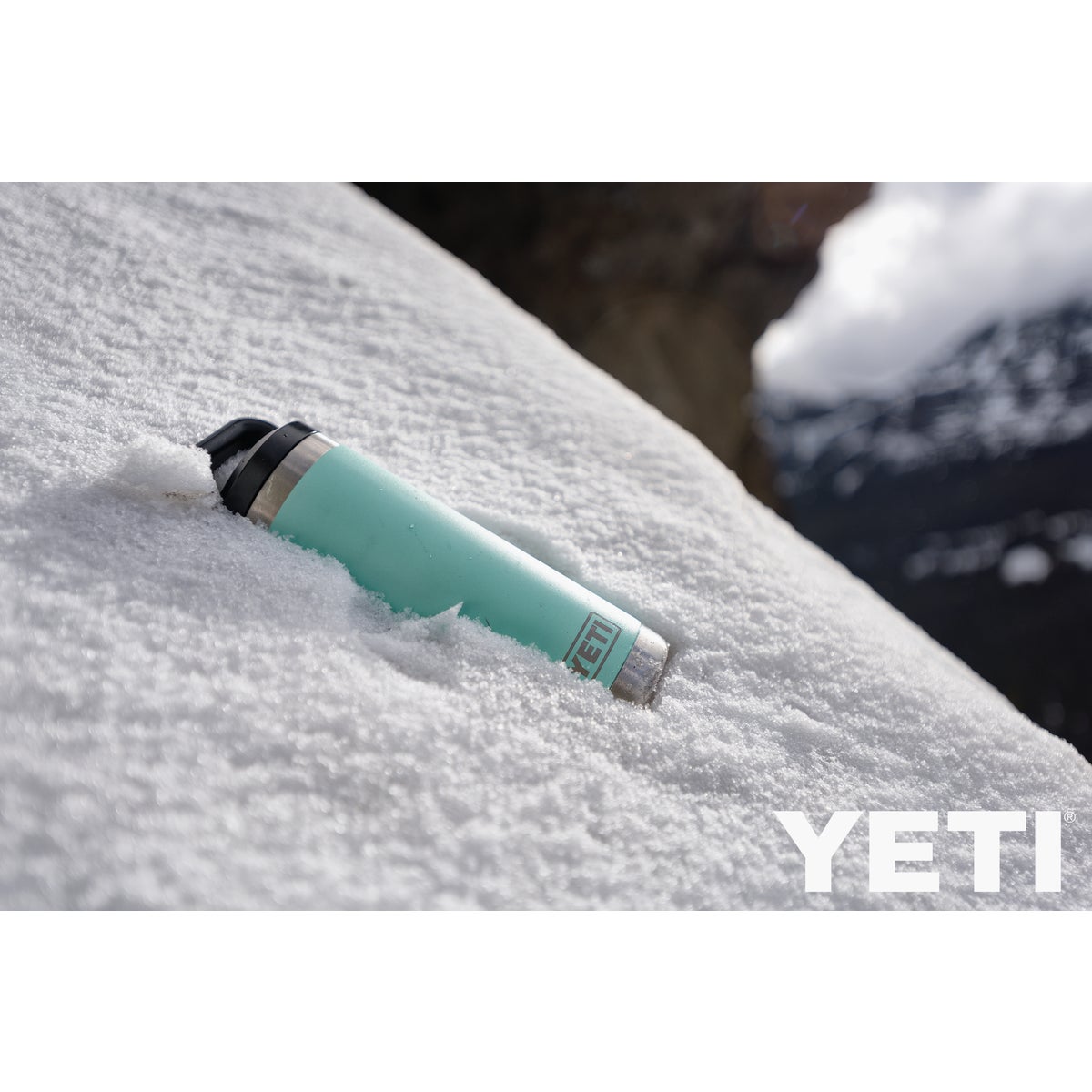 Yeti Rambler 18 Oz. Seafoam Stainless Steel Insulated Vacuum Bottle