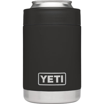 Yeti Rambler Colster 12 Oz. Black Stainless Steel Insulated Drink Holder
