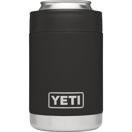 Yeti Rambler Colster 12 Oz. Black Stainless Steel Insulated Drink Holder