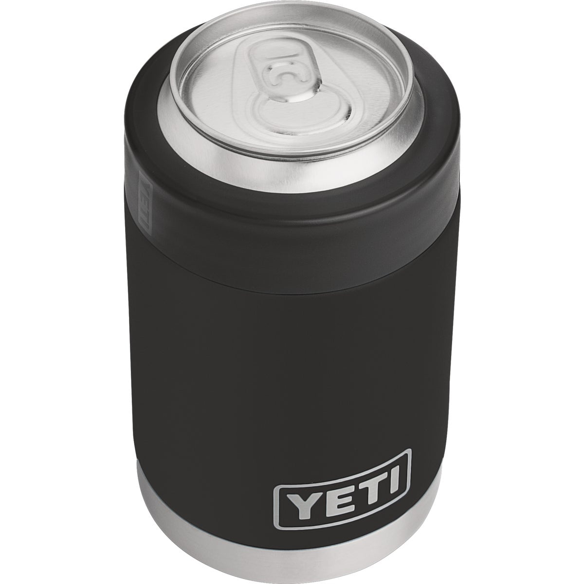 Yeti Rambler Colster 12 Oz. Black Stainless Steel Insulated Drink Holder