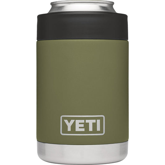 Yeti Rambler Colster 12 Oz. Olive Green Stainless Steel Insulated Drink Holder