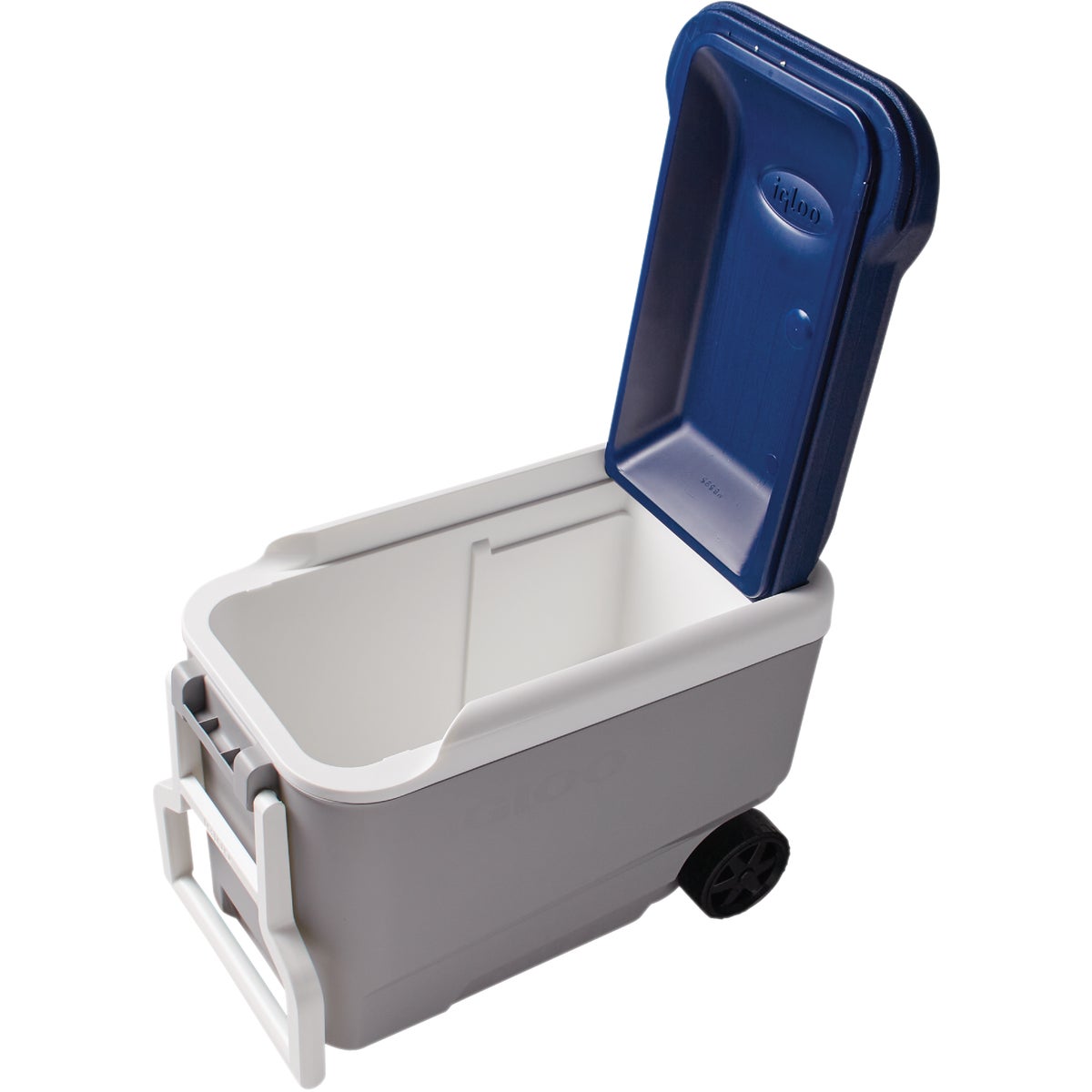 Igloo MaxCold 40 Qt. Roller Cooler, Ash Gray & Aegean Sea