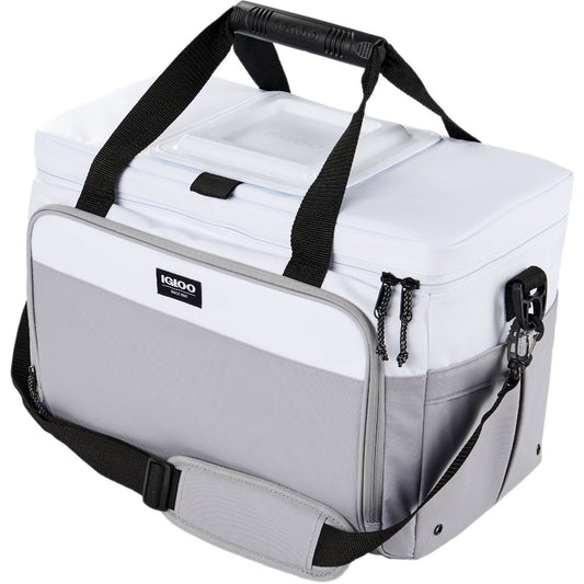Igloo MaxCold Marine 36-Can Divided Soft-Side Cooler, Gray
