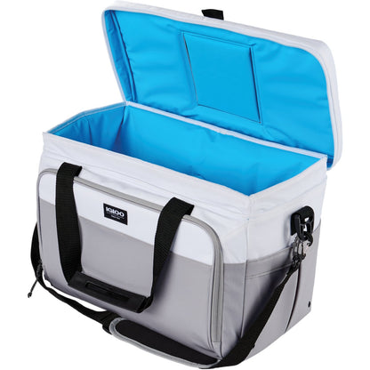 Igloo MaxCold Marine 36-Can Divided Soft-Side Cooler, Gray