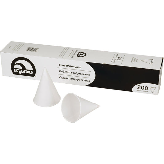 Igloo 4.25 Oz. Cone Paper Cups (200-Pack)