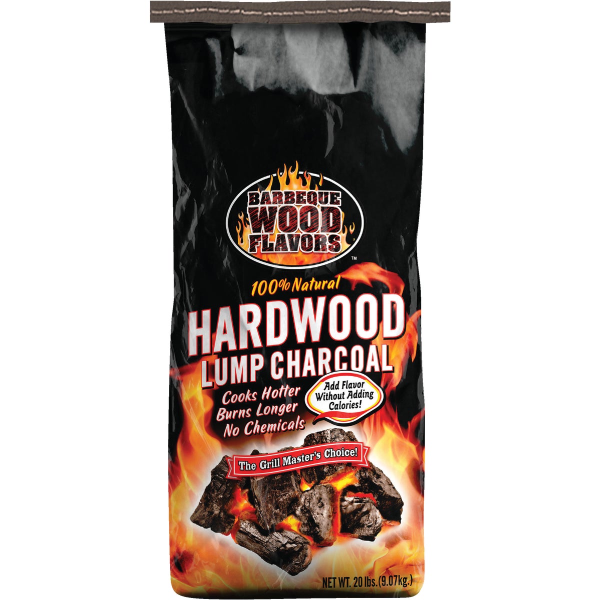 Barbeque Wood Flavors 20 Lb. Hardwood Lump Charcoal