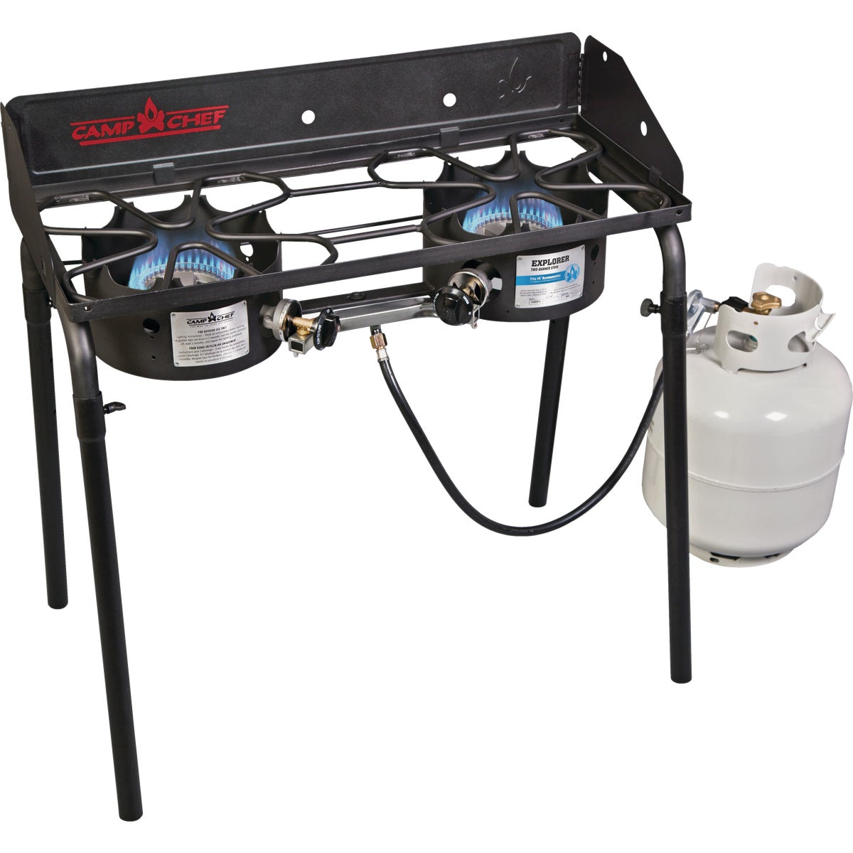 Camp Chef Explorer 2-Burner 60,000 BTU LP Gas Outdoor Cooking Stove