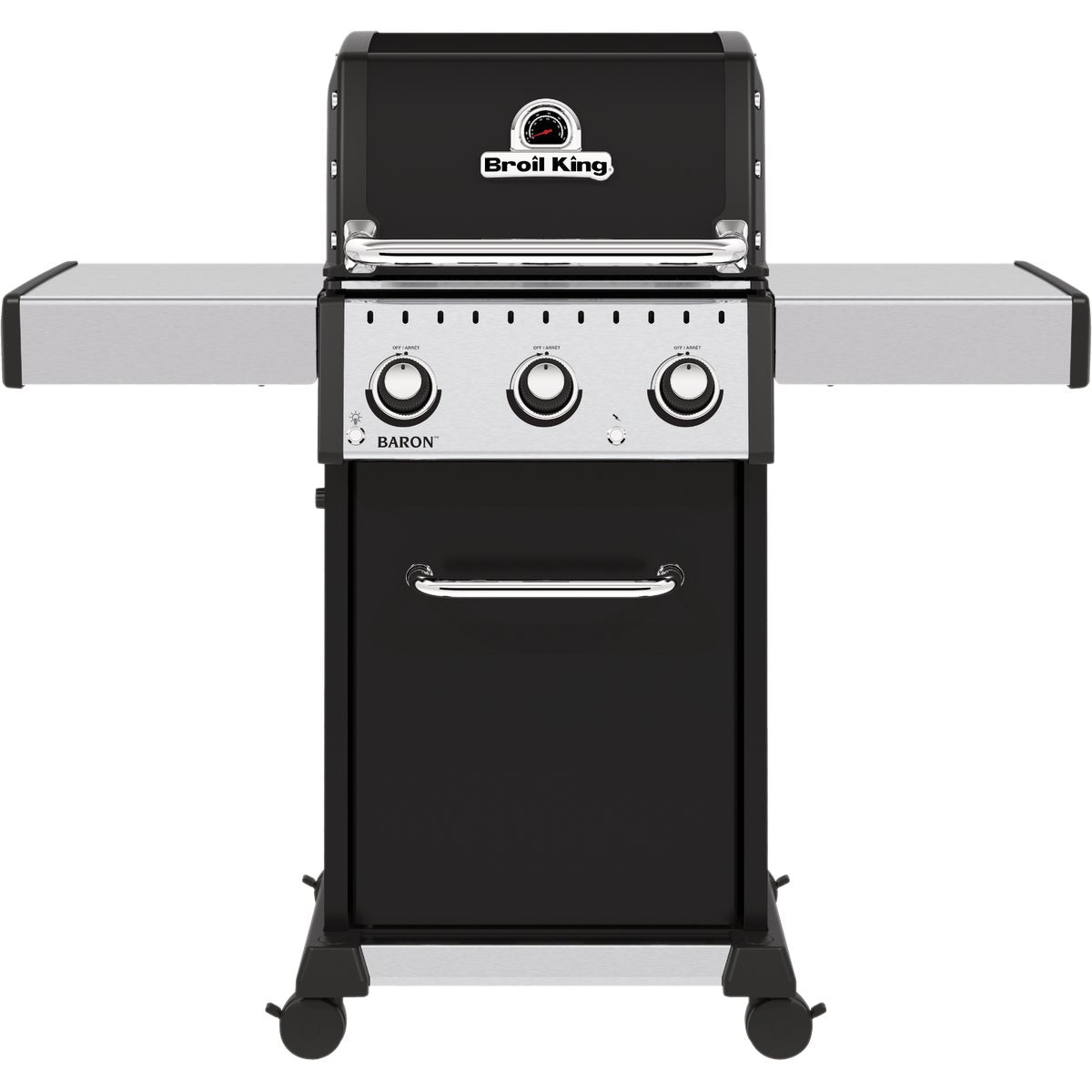 Broil King Baron 320 Pro 3-Burner Black 32,000 BTU Natural Gas Grill