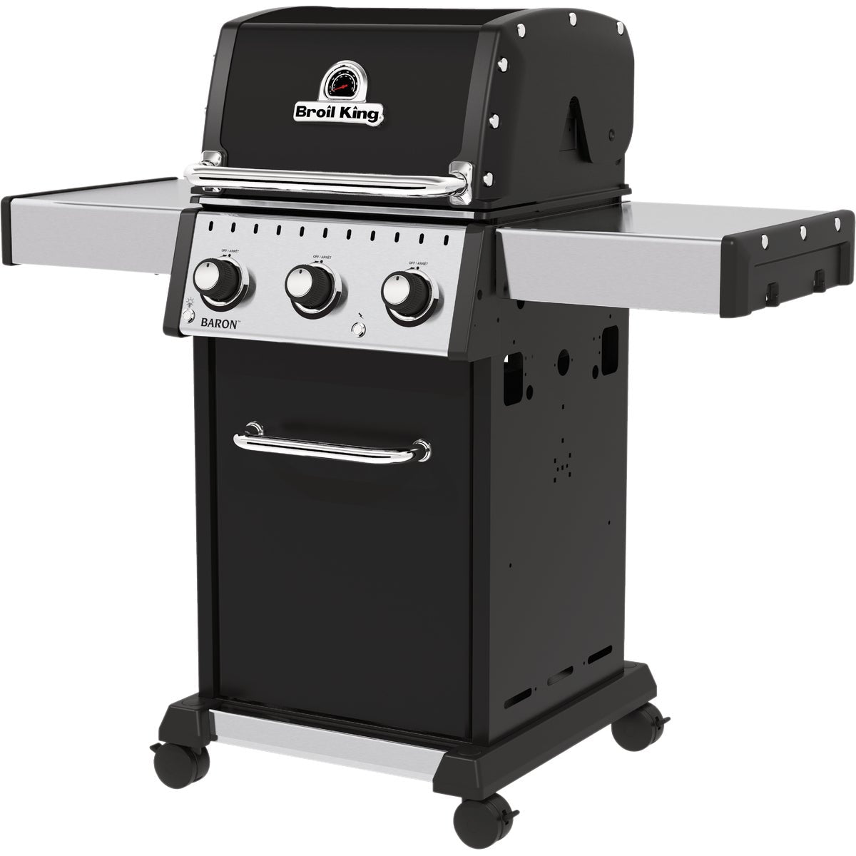 Broil King Baron 320 Pro 3-Burner Black 32,000 BTU Natural Gas Grill