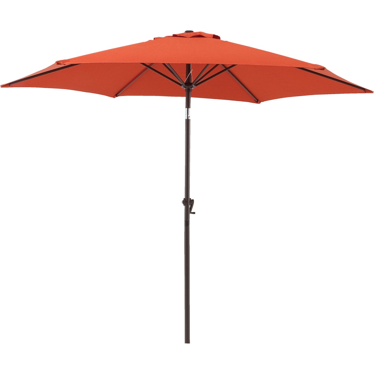 Outdoor Expressions 7.5 Ft. Aluminum Tilt/Crank Orange Patio Umbrella