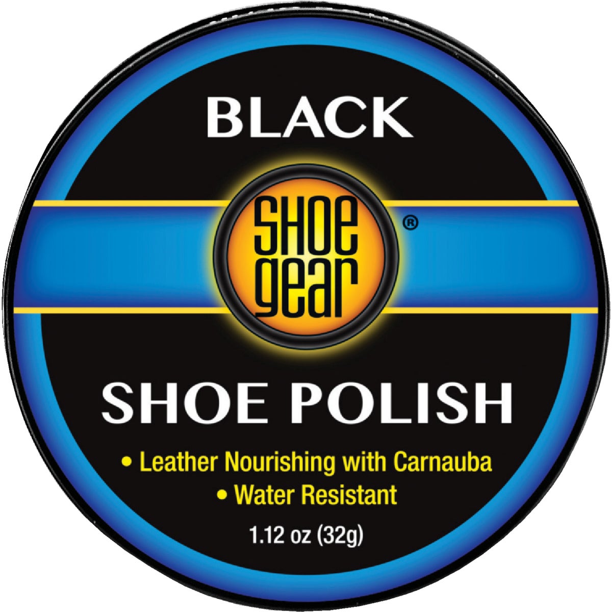 Shoe Gear 1-1/8 Oz. Black Paste Shoe Polish